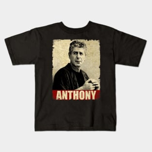 Anthony Bourdain - NEW RETRO STYLE Kids T-Shirt